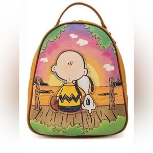Loungefly peanuts backpack